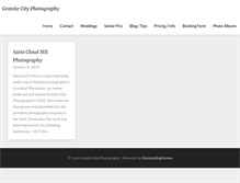 Tablet Screenshot of granitecityphotography.com